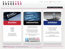 Tablet Screenshot of elphotec.de